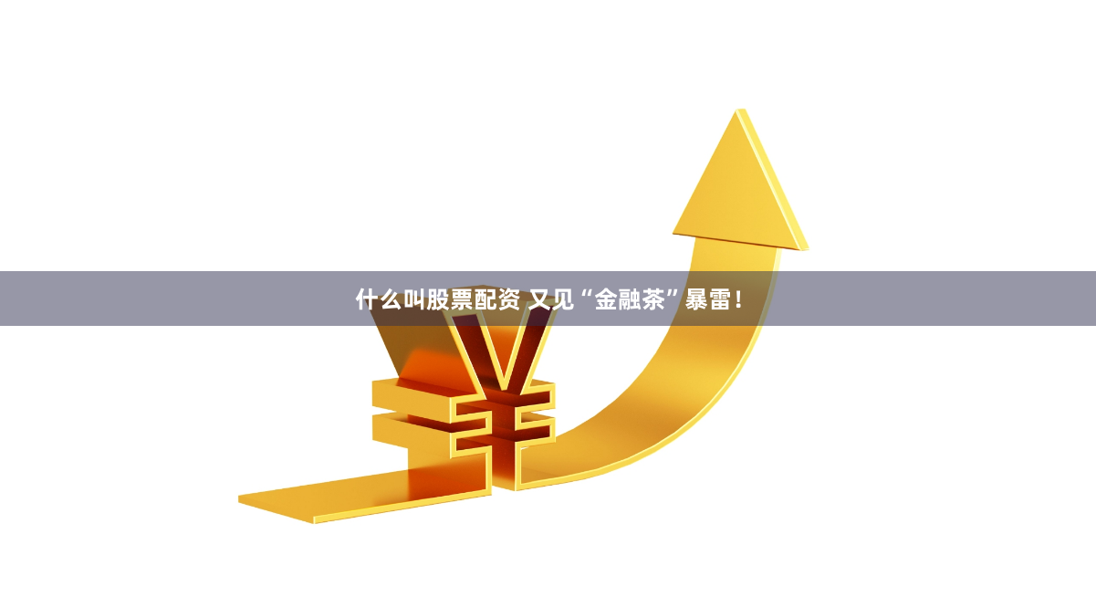 什么叫股票配资 又见“金融茶”暴雷！